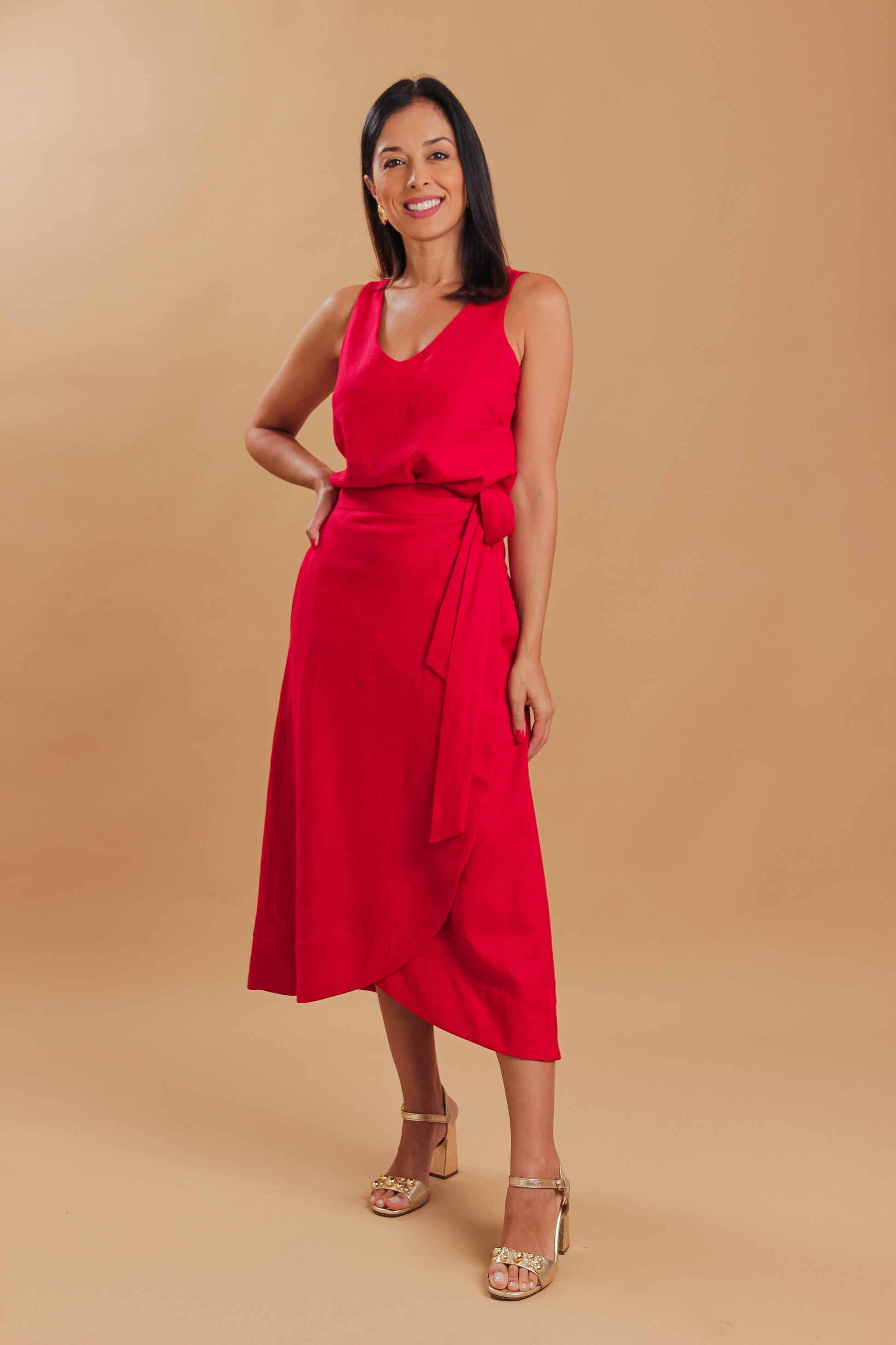 Conjunto Saia Magnólia & Regata Aroeira