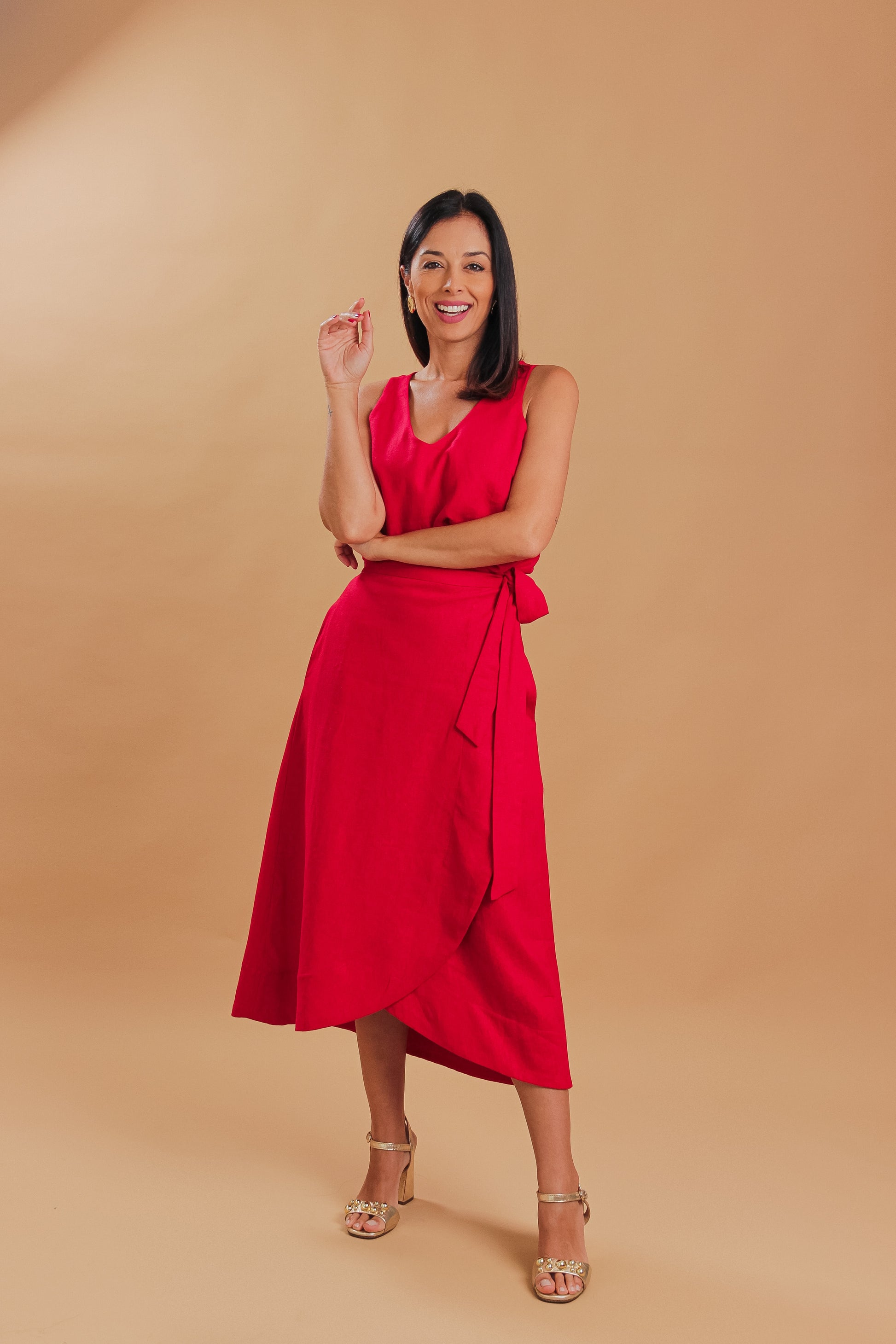Conjunto Saia Magnólia & Regata Aroeira