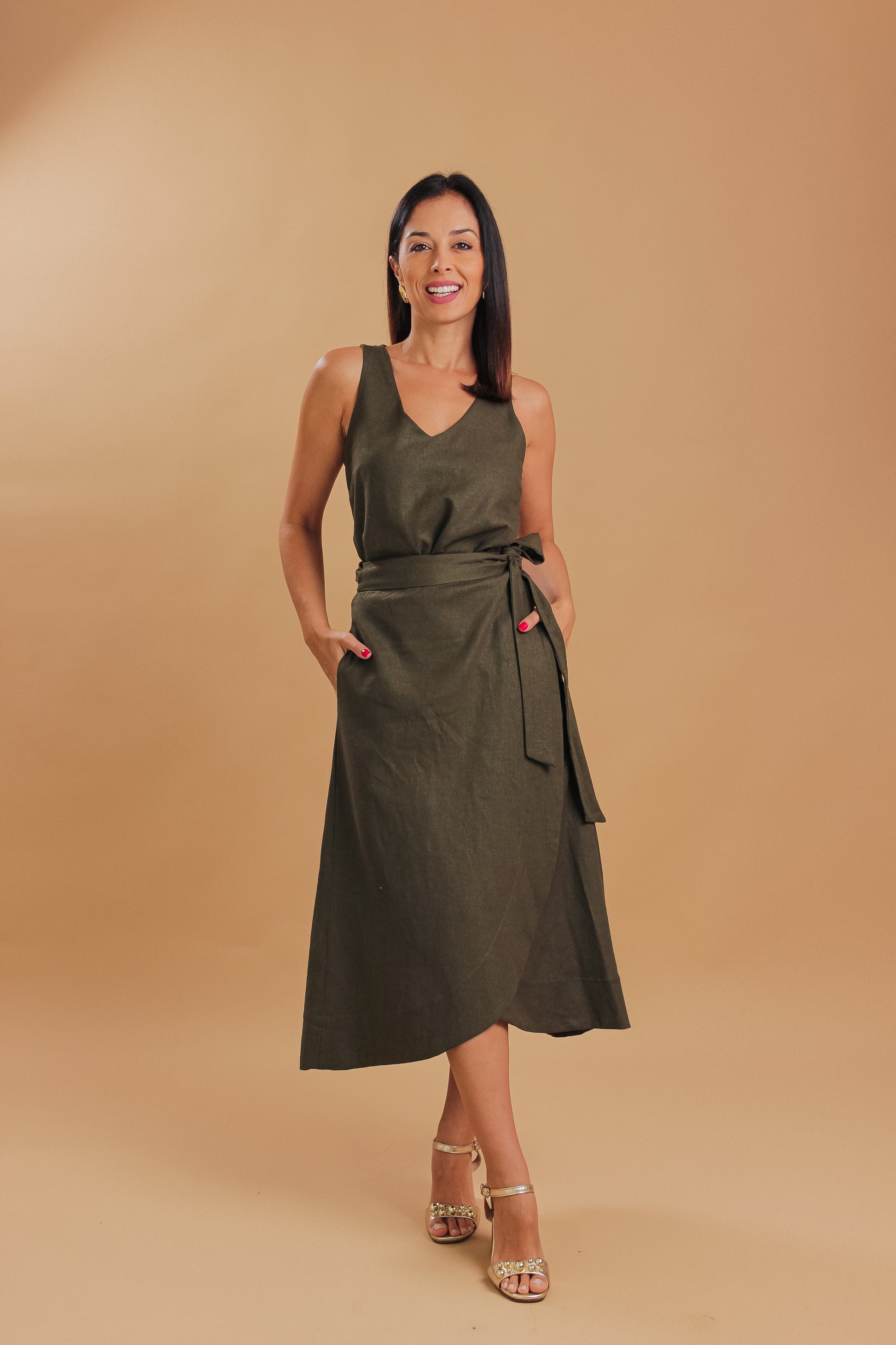 Conjunto Saia Magnólia & Regata Aroeira