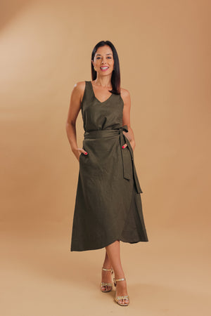 Conjunto Saia Magnólia & Regata Aroeira