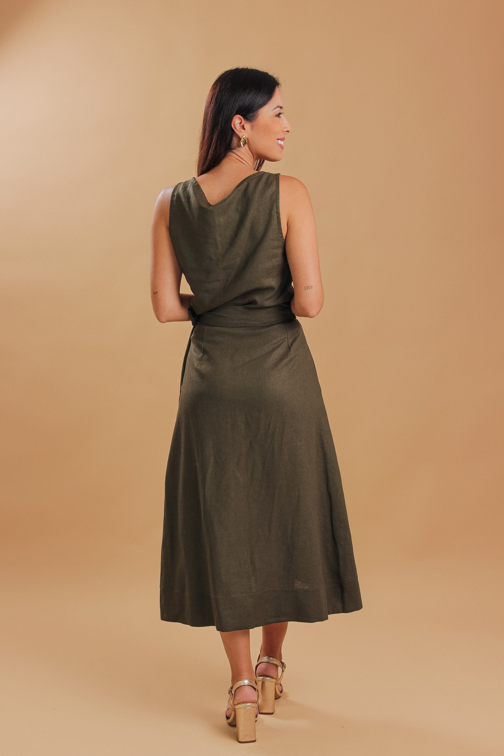 Conjunto Saia Magnólia & Regata Aroeira