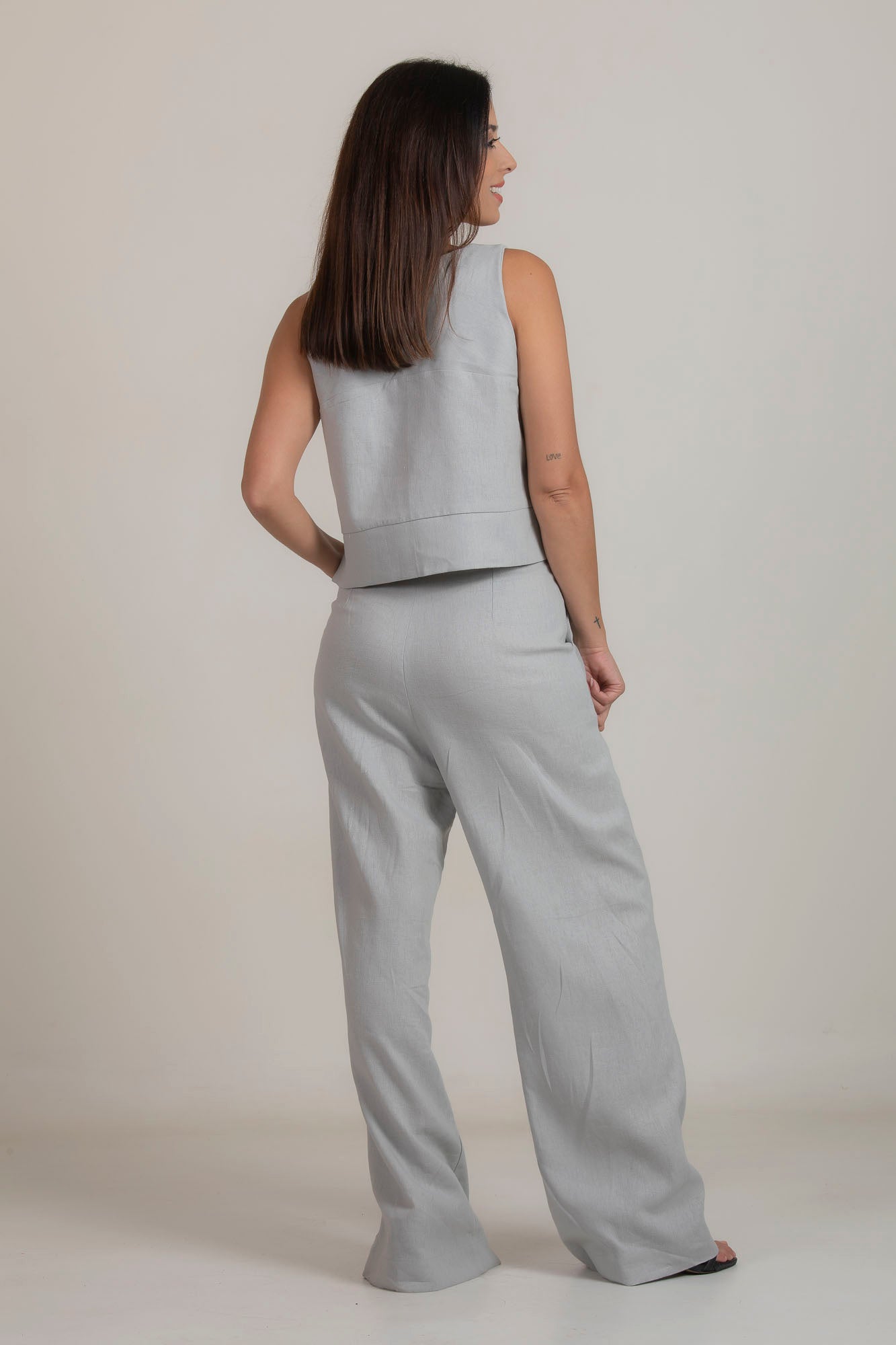 Conjunto Calça  Gardênia & Regata Amora