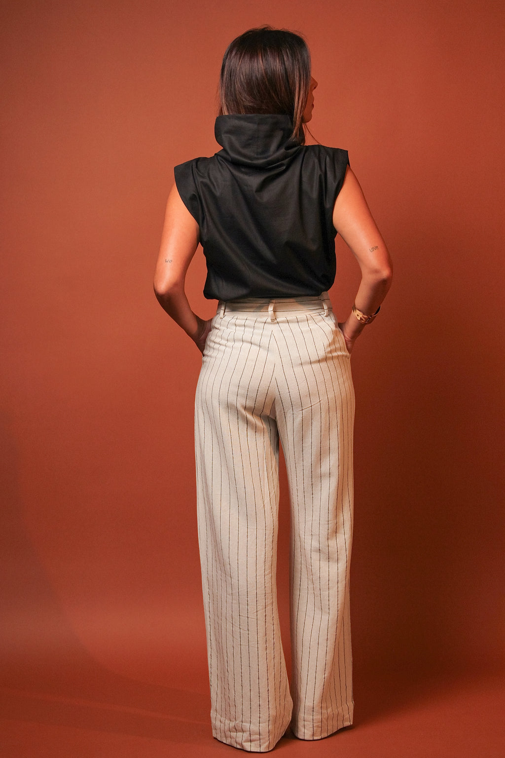 Calça Gardênia - Linho Striped