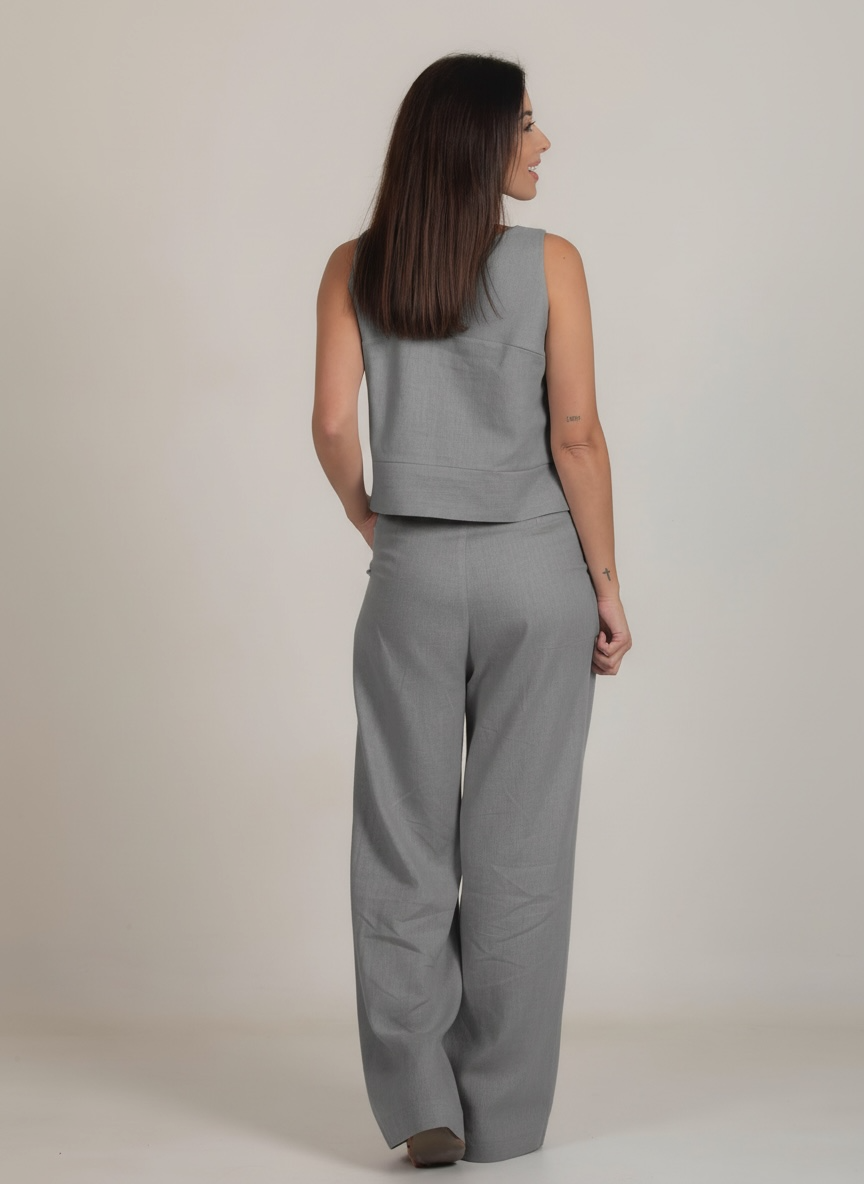 Conjunto Calça  Gardênia & Regata Amora