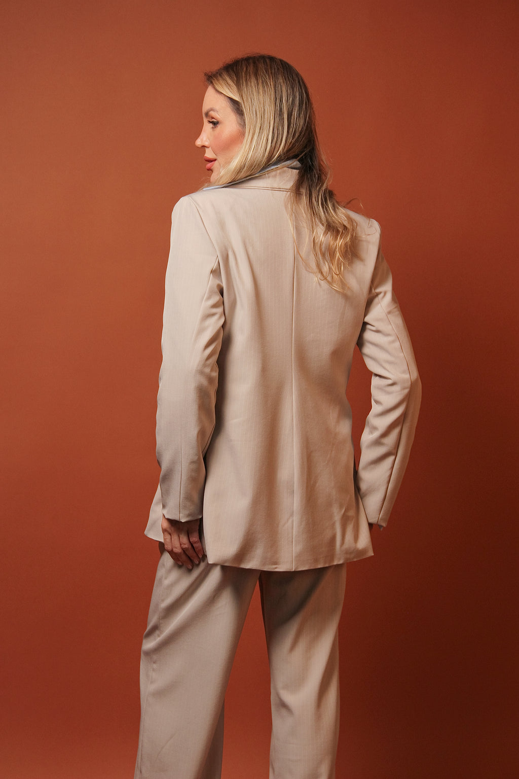 Blazer Cassis - Alfaiataria Striped