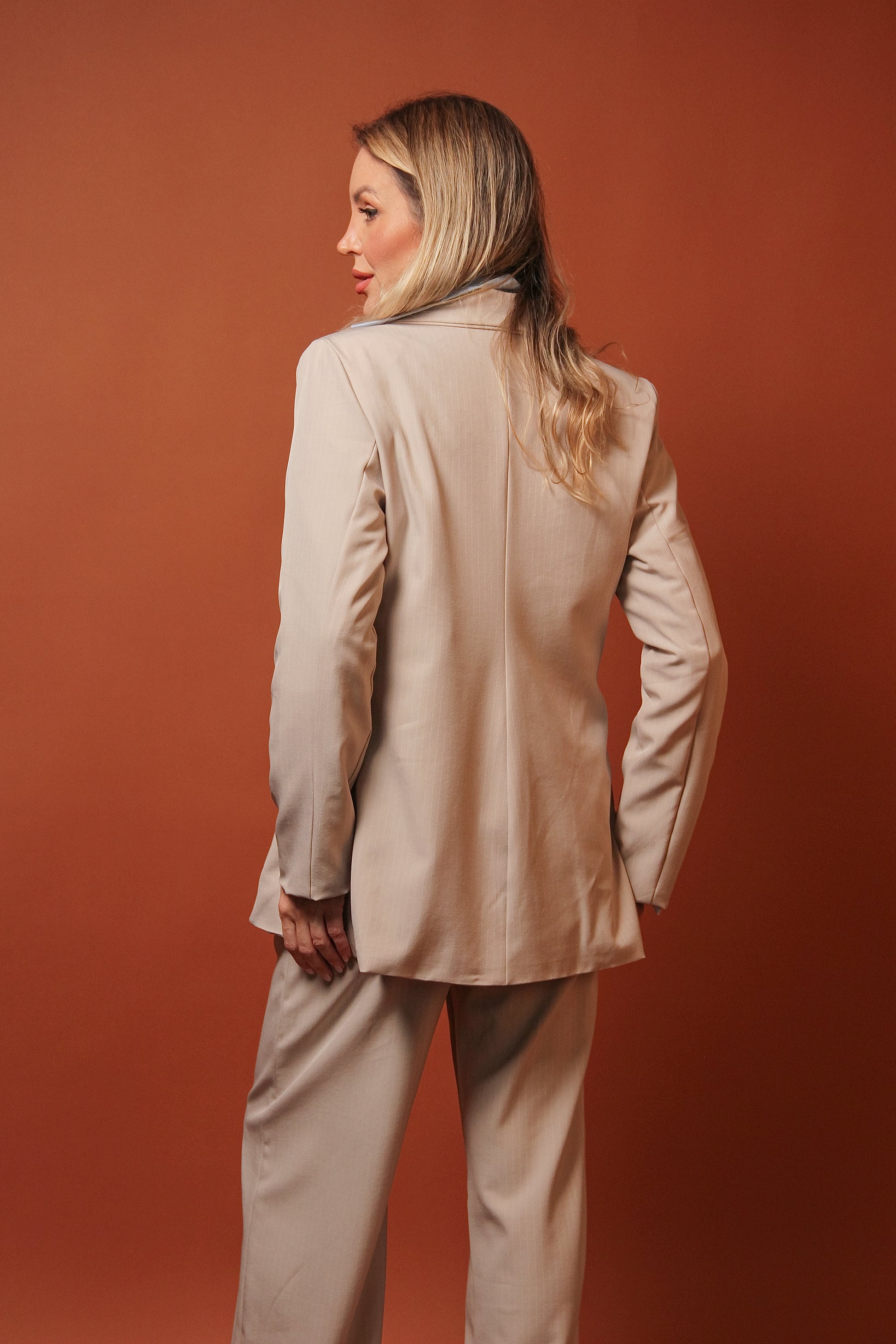 Blazer Cassis - Alfaiataria Striped