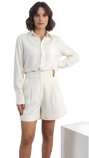 Conjunto Bermuda Jambu e Camisa Amarilis