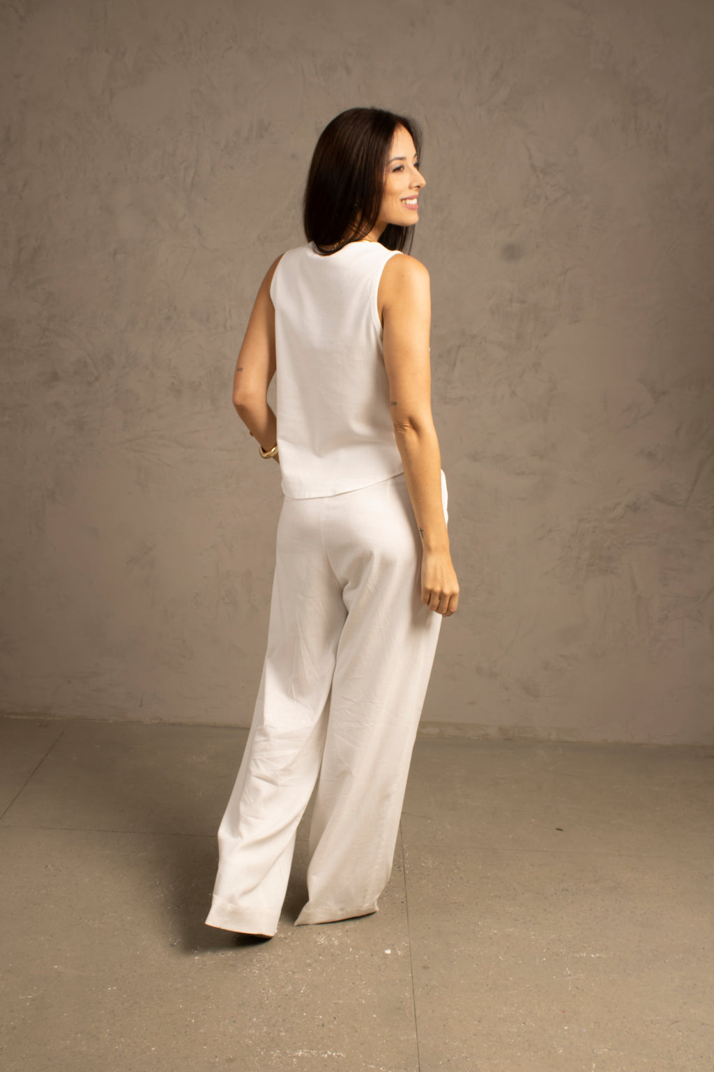 Conjunto Calça Gardênia & Regata Aroeira