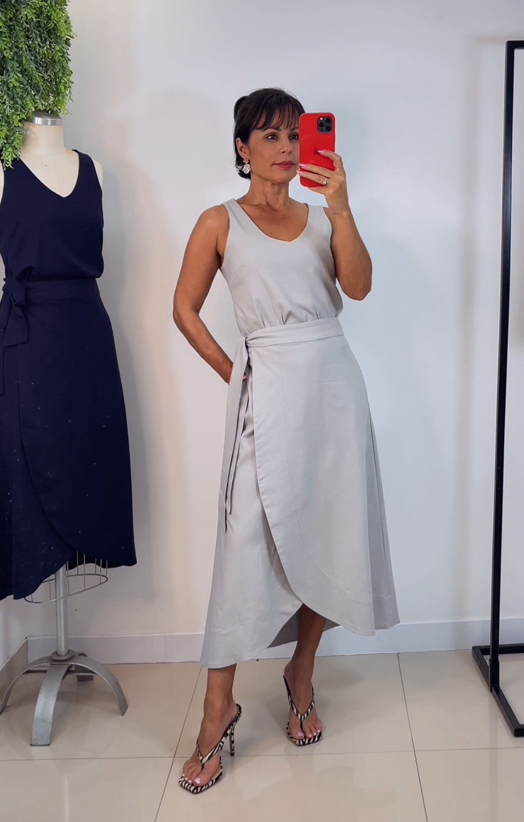 Conjunto Saia Magnólia & Regata Aroeira