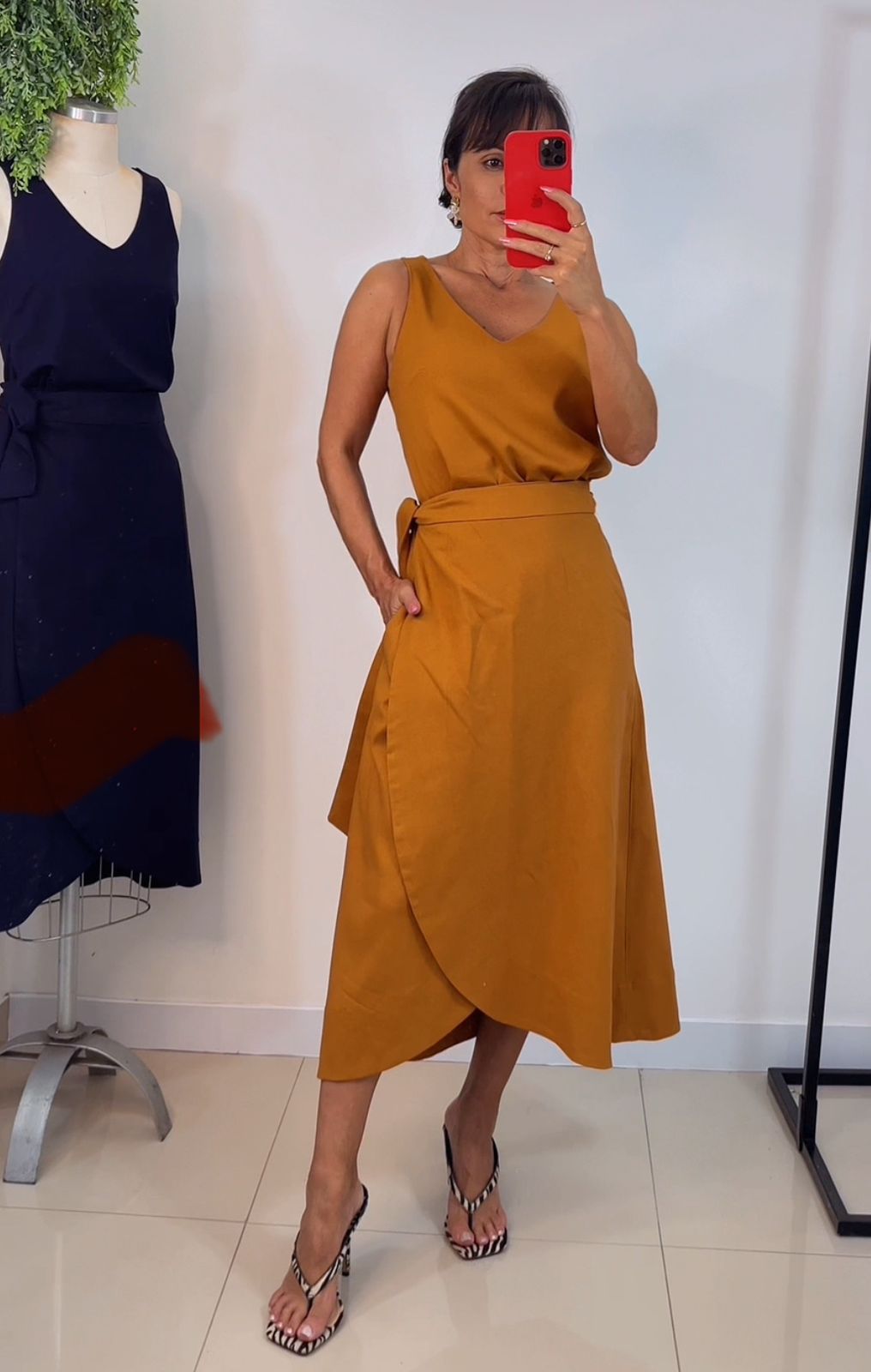 Conjunto Saia Magnólia & Regata Aroeira