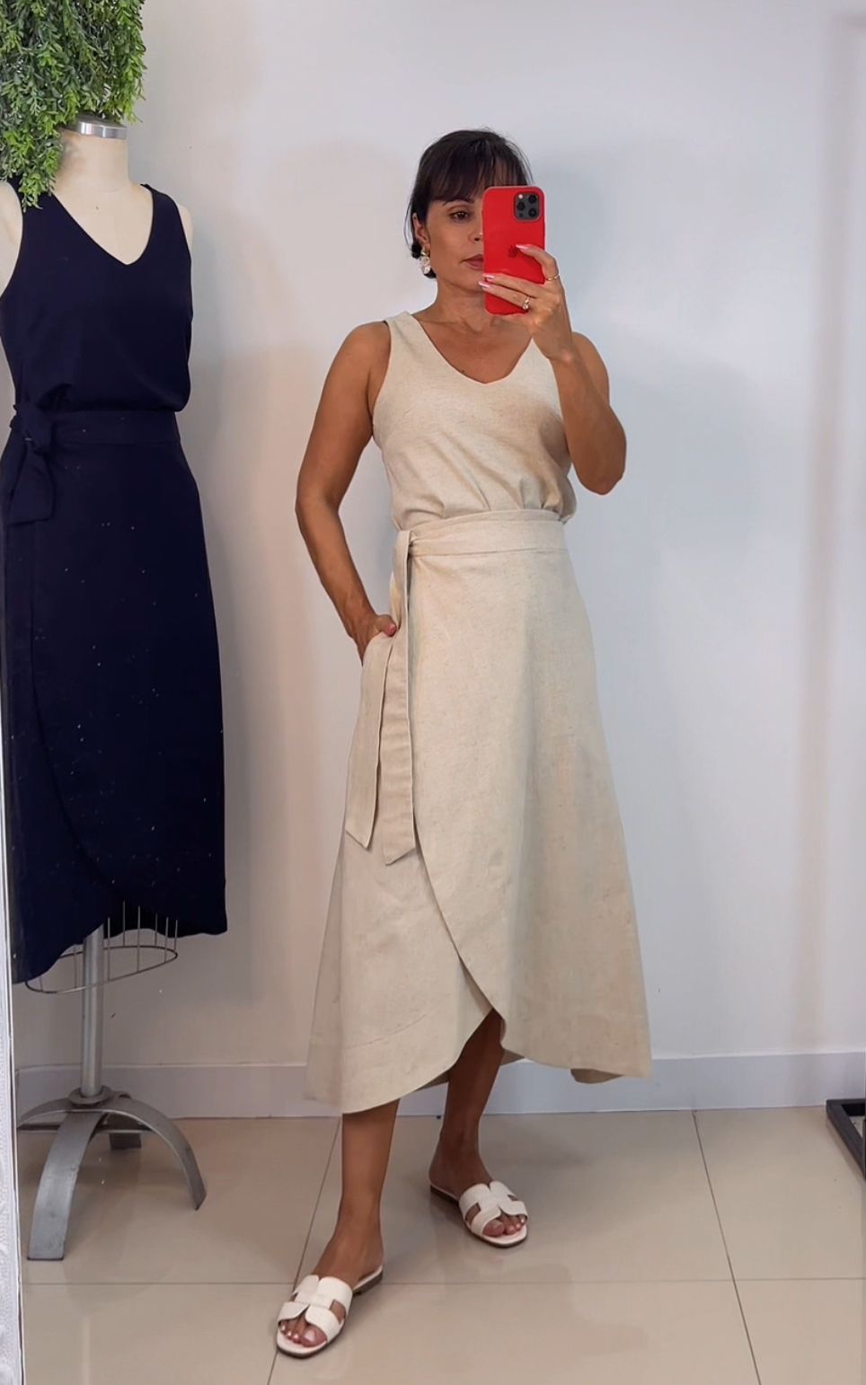 Conjunto Saia Magnólia & Regata Aroeira