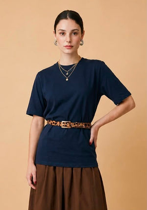 Camiseta Feminina em Algodão Pima - Tulipa