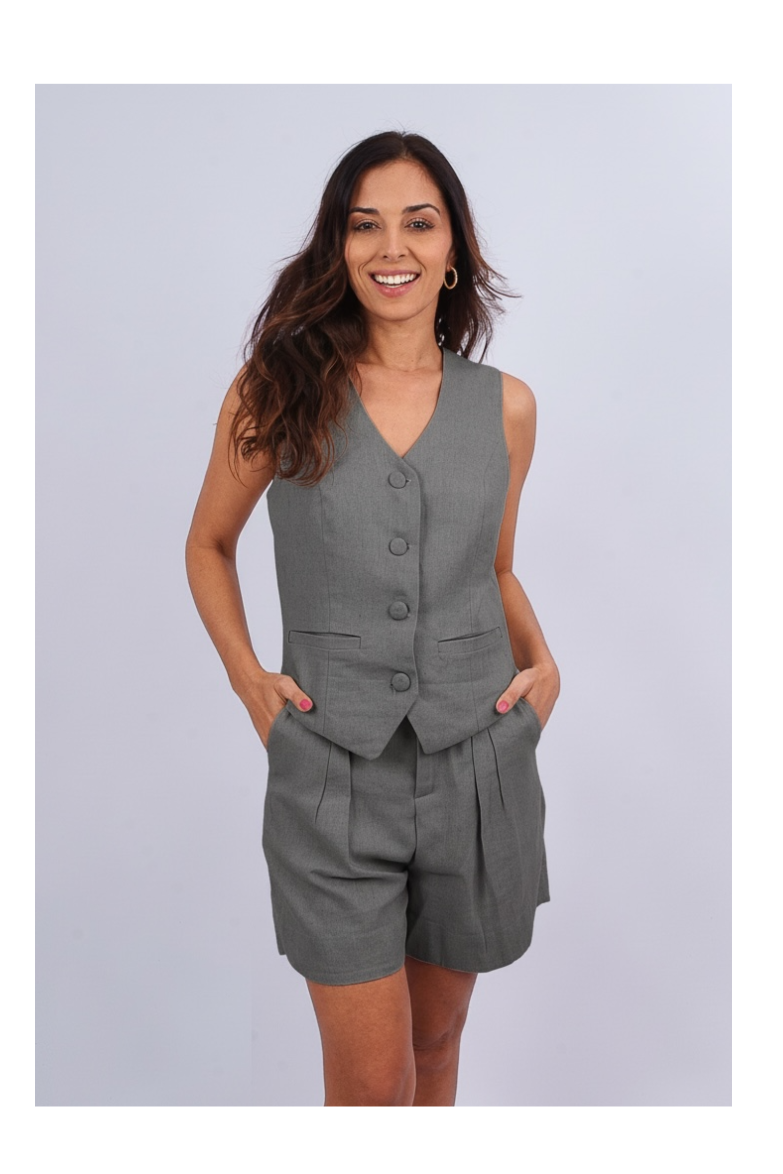 Conjunto Colete Bacuri & Bermuda Jambu