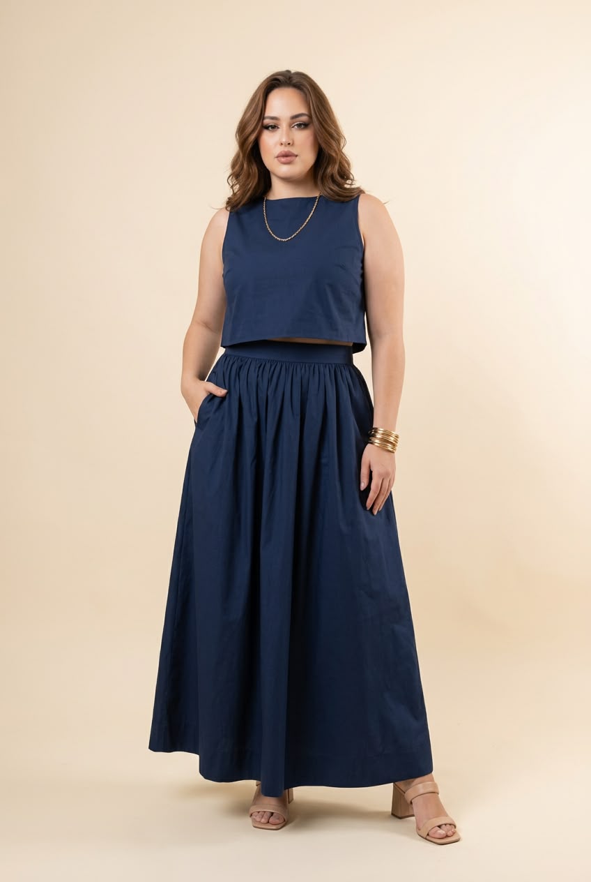 Conjunto Feminino em Algodão - Flamboyant