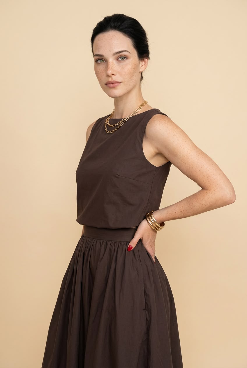 Conjunto Feminino em Algodão - Flamboyant