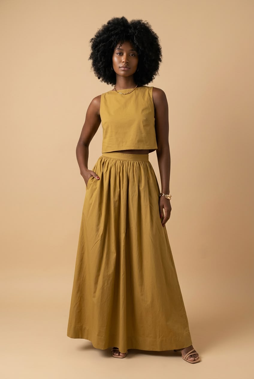 Conjunto Feminino em Algodão - Flamboyant