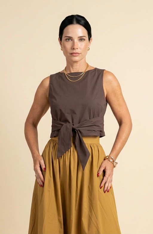 Top Feminino em Algodão - Flamboyant